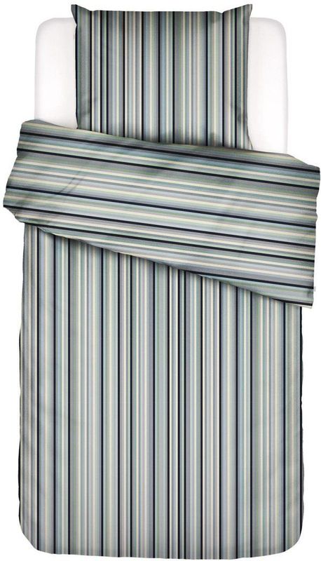 Essenza - Donna Global - Dekbedovertrek - Grijs - 1 Persoons Set 140x200/220 + 1 Sloop