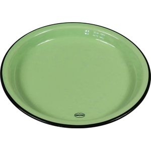 CABANAZ - bord, keramiek, MEDIUM PLATE, doorsnede 22 cm, groen