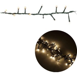 Cheqo® Kerstboomverlichting - Micro Clusterverlichting - Kerstlampjes - Led Verlichting - Kerstverlichting voor Binnen en Buiten - Met Haspel - 500 LED - 10 Meter - Met Timer - Extra Warm Wit