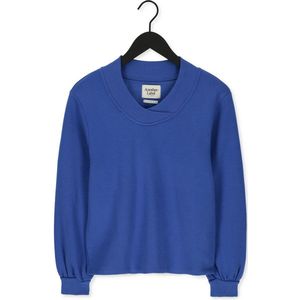 Another Label Lyra Sweater L/s Truien & vesten Dames - Sweater - Hoodie - Vest- Blauw - Maat XL