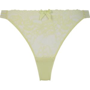 Hunkemöller Dames Lingerie String Sully - Groen - maat XS