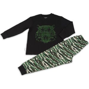 Frogs & Dogs jongens pyjama - Lion - Green  - 140  - Groen