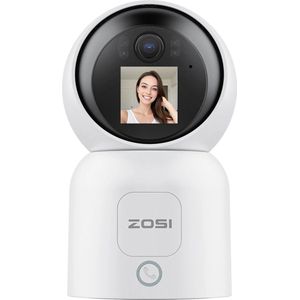 Babyfoon - Babyfoon met camera - 1.44 Inch Scherm 2.4G/5G Wifi Video Call - Auto Tracking - Draadloze Ip Smart Surveillance Cam - Zosi C 519M 4mp Hd