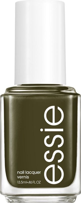 essie 2023 fall collection - limited edition - 924 meet me at midnight - olijfgroen - glanzende nagellak - 13,5 ml
