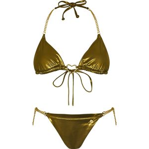 Bikini metallic - Vintage gold S