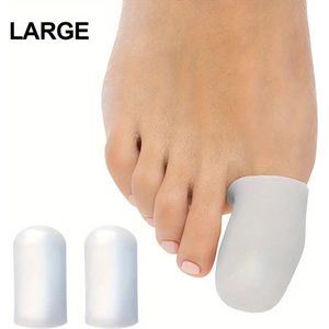 Gel Teenbeschermer Set Van 2 I Teenbeschermers I Teenkap I Polymeer I Soft Gel I Maat M/L