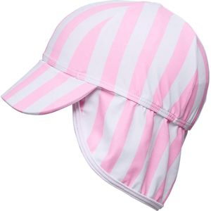 Snapper Rock - UV-flaphoedje voor meisjes - UPF50+ - Pink Stripe - maat M (50CM)
