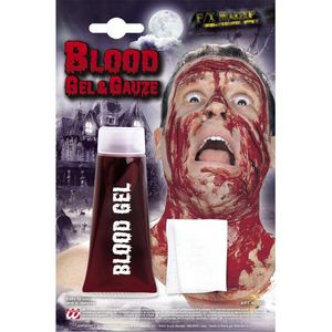 WIDMANN - Tube vals bloed in gel vorm Halloween make up - Schmink > Nepbloed - 42ml