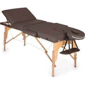 Massagetafel met Inklapbare Rugleuning en Hoofdsteun - Verstelbare Massagebank voor Ontspanning