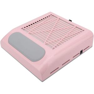 Nagelstofzuiger - 80W Nagelstofzuiger - Nagelsalonstofzuiger - Kunstnagels - Gelnagels - Elektrische Nagelstofzuiger - Tafelstofzuiger - Roze met filter - Manicure/Pedicure Hand en Voet