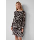 s.Oliver - Chiffon Jurk - All-over Print - A-lijn