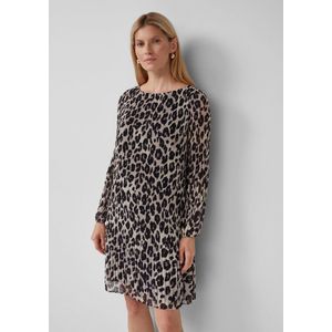 s.Oliver - Chiffon Jurk - All-over Print - A-lijn