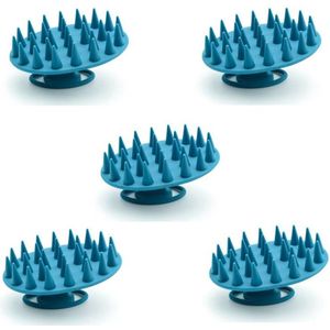 Silicone badborstel - onthullende dode huid reinigen - wrijven - badmassage haardwasser borstel - super zacht - blauwe haardwasser borstel (1 pak)