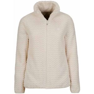 BJØRNSON Tindra Zigzag Fleece Vest - Dames - Ademend - Maat 40 - Off-White