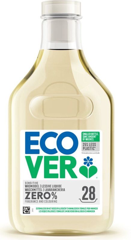 Ecover Vloeibaar Wasmiddel Zero 28 Wasbeurten - 1 liter