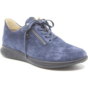 Hartjes, 162.1136/99 48.47, Blauwe dames sneakers wijdte G