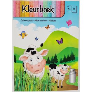 Dutch Crafts - Kleurboek voor kinderen - Boerderij dieren - A4 - 36 kleurplaten