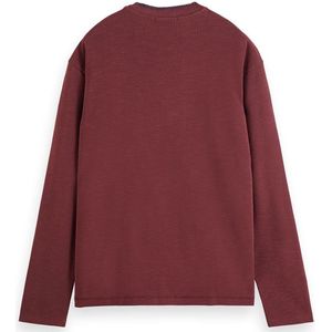 Scotch & Soda - 178477 - Longsleeve T-shirt - Heren - Relaxed Fit - 100% Katoen