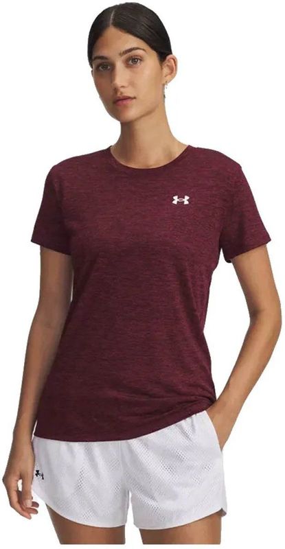 Under Armour - Tech SSC-Twist - Sportshirt - Maroon