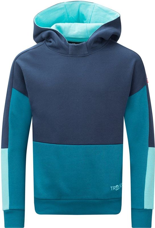 Rondane - Hoodie - Kleurblokontwerp - Katoen - Steekzakken