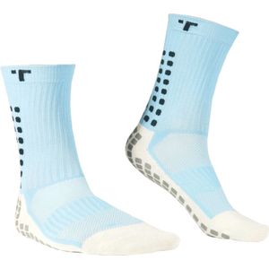 Trusox Mid-Calf Cushion Crew 3.0 Gripsokken - Hemelsblauw | Maat: 44+