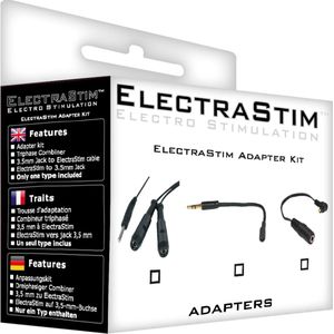ElectraStim Adapterkit - ElectraStim Standaardadapter naar 3,5 mm-Aansluiting black