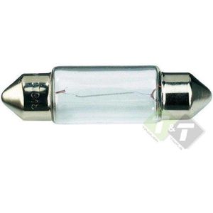 Autolamp, buislamp 12 Volt, 5 Watt, SV8, 10x36, 2 stuks