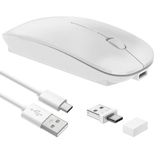 Wireless Mouse White - Blutooth Connection