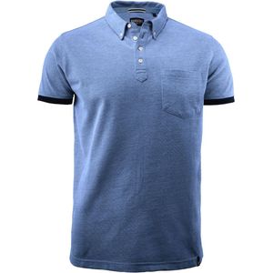 James Harvest POLO PIQUE LARKFORD 2135030 - lichtblauw mêlée - L