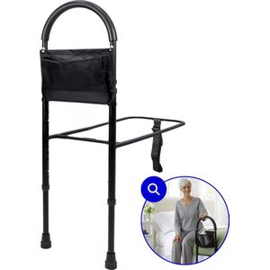 Bedbeugel - Sta Op Hulp - Ouderen - Zwangerschap - Opbergtas - Handgreep - Zwart - Djitee® Beddy™