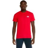 Leone - Basic - T-shirt - Rood - Korte Mouwen