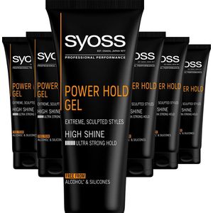 SYOSS Men Power Hold Extreme Styling Gel 6x 250ml - Grootverpakking