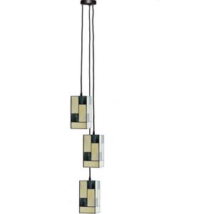 Art Deco Trade - Tiffany Kroonluchter Mondriaan Small Square 3