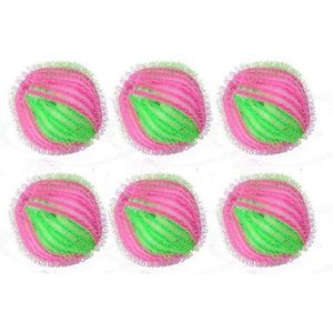 SVH Company Anti-Pluis Wasbal - Nylon Wasmachine Ballen Bollen Wasballen Wasbol Was Bal Ballen Pluisballen - 6 Stuks