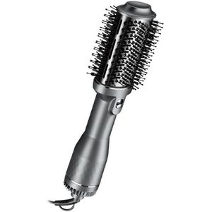 Multifunctionele haarkam met 360 graden rotatie en föhnfunctie – Stylingskam voor snel haarstylen, krullen en föhnen met 3 temperatuurinstellingen en 2 luchtstroomsnelheden