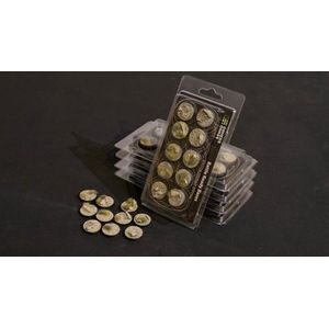 Arid Steppe Bases Pre-Painted (10x 25mm Round )