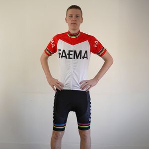 Faema - wielershirt - koerstrui - retro - vintage - maat S