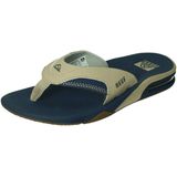 Reef - Fanning - Slipper - Marine - Synthetisch Nubuck Leer