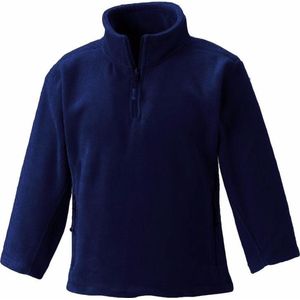 Navy blauwe fleece trui voor jongens 128 (7-8 jaar)