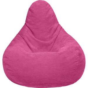 Volwassen Highback Zitzak Stoel Corduroy Stof Indoor Woonkamer Gaming Zitzak Ligstoel met Ergonomisch Ontwerp