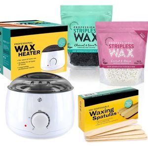 Equivera Wax Apparaat - Ontharingsapparaat - Geschikt voor Ontharen van het hele Lichaam - Wax Set - Wax Bonen - Waxen