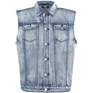 Black Premium by EMP Zwart denim vest Mannen - 4XL