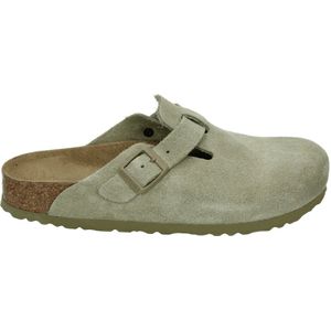 Birkenstock - Boston - Klomp - Faded Khaki - Suède