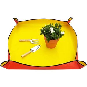 Verpotonderlegger 100 x 80 cm - Waterdichte bonsai-verplantonderlegger - Tuinplanten verpotmat - Draagbare potval - Plantenverplantmat voor vetplanten