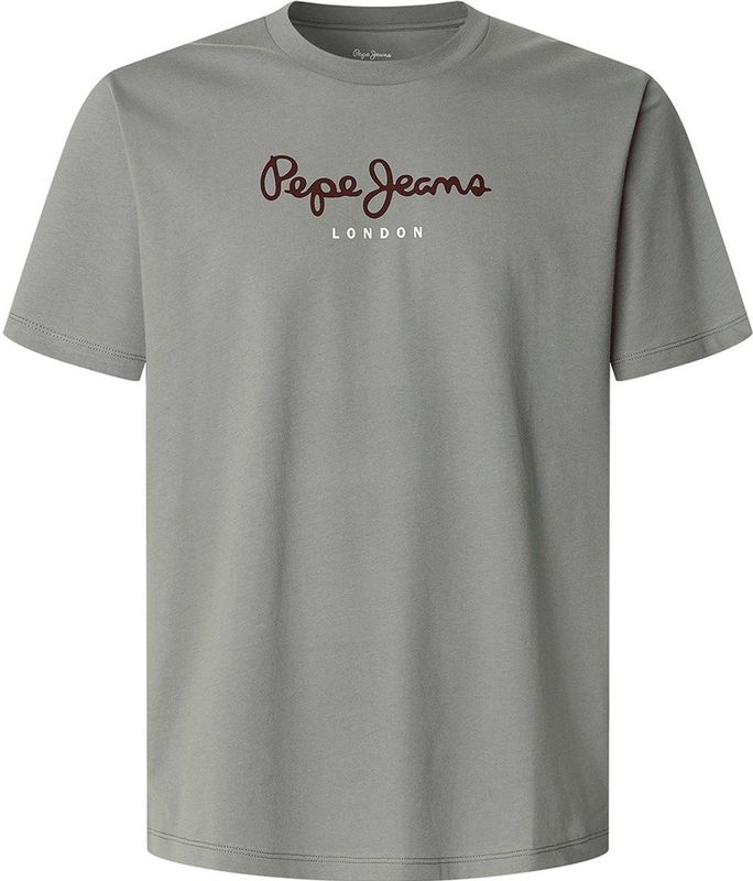 Pepe Jeans - Eggo N - T-shirt - Grijs - Korte Mouwen - Man