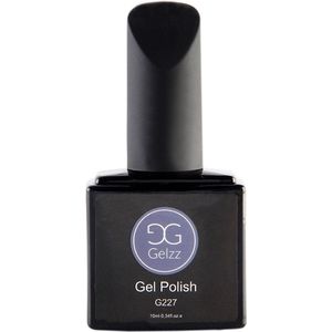 Gelzz Gellak - Gel Nagellak - kleur Misty Morning G227 - Grijs - Semitransparante kleur - 10ml - Vegan