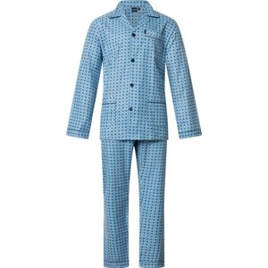 Gentlemen heren pyjama flanel - maat 60 - Multiruit - blue