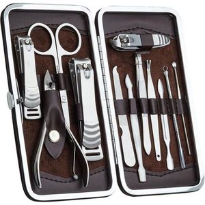 Care4You - Budget 13-delige Manicure & Pedicureset - Zwart
