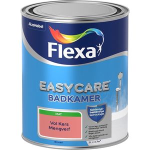 Flexa Easycare Muurverf - Badkamer - Mat - Mengkleur - Vol Kers - 1 liter