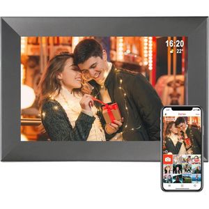 Digitale fotolijst 10,1 inch met wifi, touchscreen en 32GB opslag